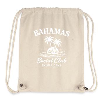 Bahamas Social Club Exuma Days - Stanley/Stella recycelter Gym Bag - Naturweiß - Vorne