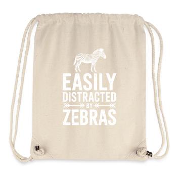 Zebra Sayings Zebras Funny Zebra Gift - Stanley/Stella Recycled Gym Bag - natural - Front