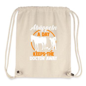 Reiten Pferdeliebhaber Reiterhof Pferde - Stanley/Stella recycelter Gym Bag - Naturweiß - Vorne