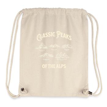 Classic Peaks of the Alps Vintage Mountains - Stanley/Stella Recycled Gym Bag - natural - Front