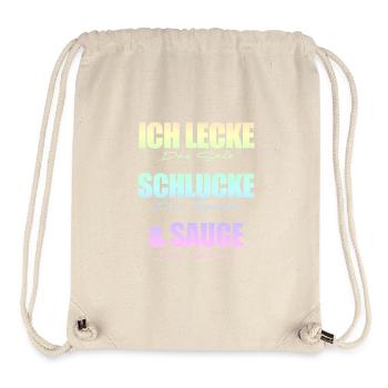Ich lecke schlucke sauge. - Stanley/Stella recycelter Gym Bag - Naturweiß - Vorne