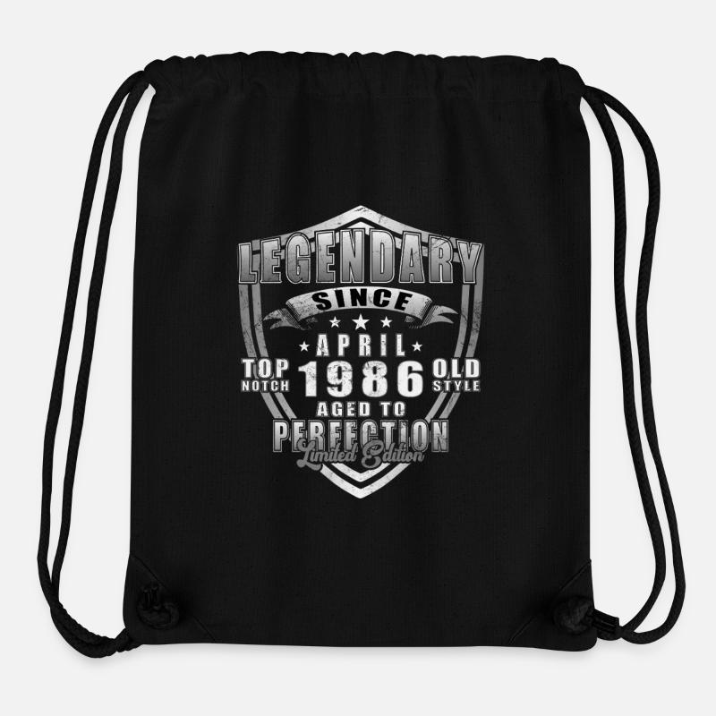 Since 1986: Legendary perfection - Stanley/Stella Recycled Gym Bag - black