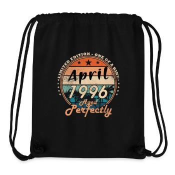 April 1996 Aged Perfectly - Stanley/Stella recycelter Gym Bag - Schwarz - Vorne