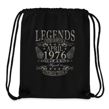 Jubilee year April 1976 - Stanley/Stella Recycled Gym Bag - black - Front