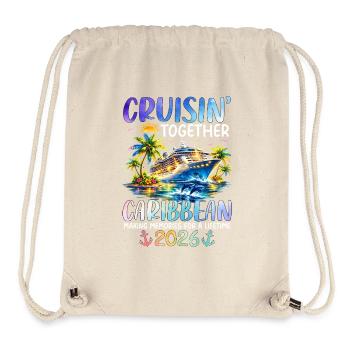 Cruisin Together Caribbean 2027 - Stanley/Stella recycelter Gym Bag - Naturweiß - Vorne
