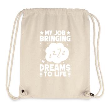 Anesthésiste Spécialiste Dreams To Life - Sac à cordon recyclé Stanley/Stella - blanc naturel - Devant