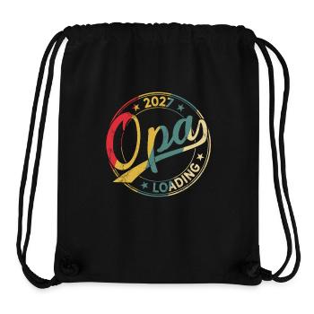 Opa 2027 Loading Werdender Opa 2027 - Stanley/Stella recycelter Gym Bag - Schwarz - Vorne