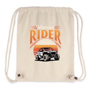 UTV Off Road 4 Wheeler Side by side - Stanley/Stella recycelter Gym Bag - Naturweiß - Vorne