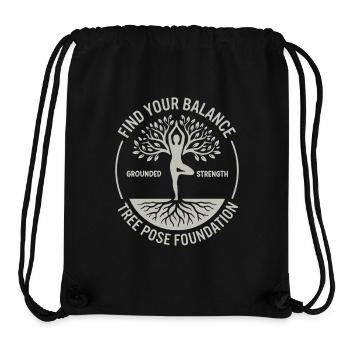 Yoga Find Your Balance Mindfulness - Stanley/Stella Recycled Gym Bag - black - Front
