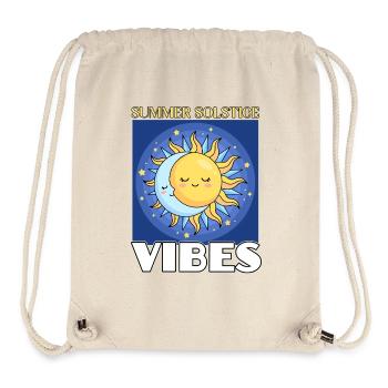 Litha Pagan Summer Solstice Midsummer Midsommar - Stanley/Stella Recycled Gym Bag - natural - Front