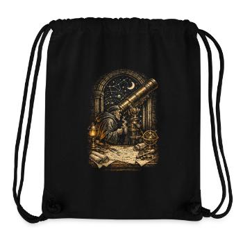 Astronomie Astronom - Stanley/Stella recycelter Gym Bag - Schwarz - Vorne