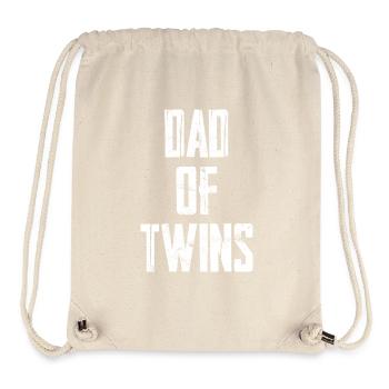 Dad of Twins - Stanley/Stella recycelter Gym Bag - Naturweiß - Vorne