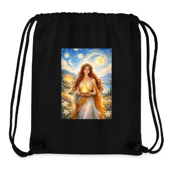 Hestia Starry Night - Stanley/Stella Recycled Gym Bag - black - Front