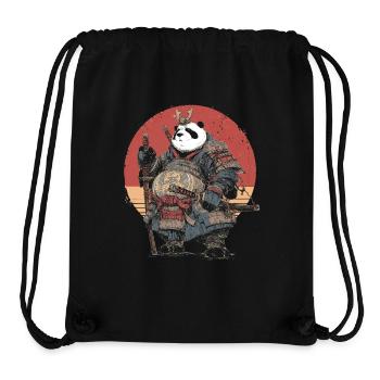 Panda Samurai in Sturdy Armor - Stanley/Stella Recycled Gym Bag - black - Front