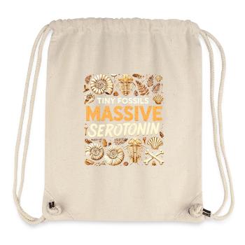 Small fossils, great luck | Fossil hunting - Stanley/Stella Recycled Gym Bag - natural - Front