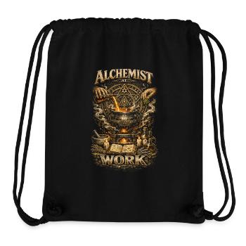 Herbalist Apothecary Alchemist At Work - Stanley/Stella Recycled Gym Bag - black - Front