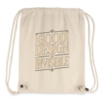 Logo Designer Good Design Is Digital Designer - Stanley/Stella recycelter Gym Bag - Naturweiß - Vorne
