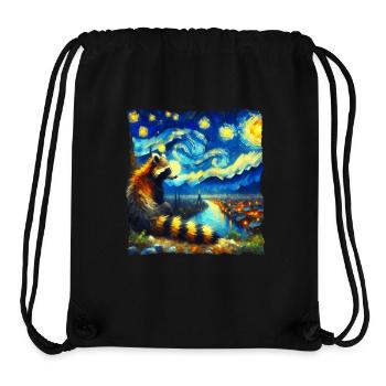 Coati Starry Night - Stanley/Stella Recycled Gym Bag - black - Front