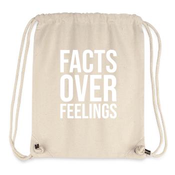 Fakten über Gefühle - Stanley/Stella recycelter Gym Bag - Naturweiß - Vorne