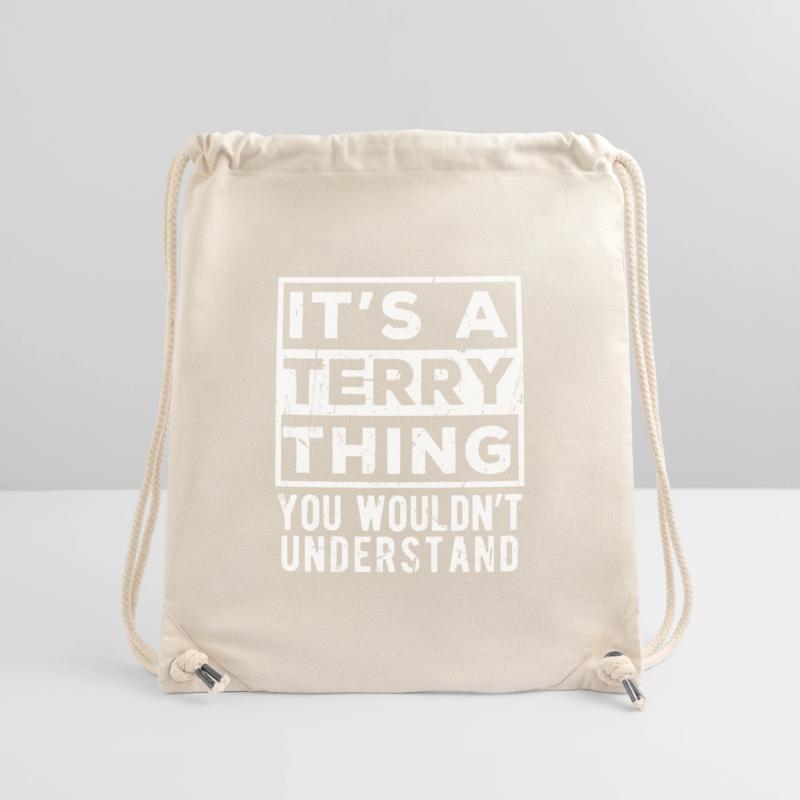 C’est une chose de Terry que tu ne comprendrais pas Sac à cordon recyclé Stanley/Stella