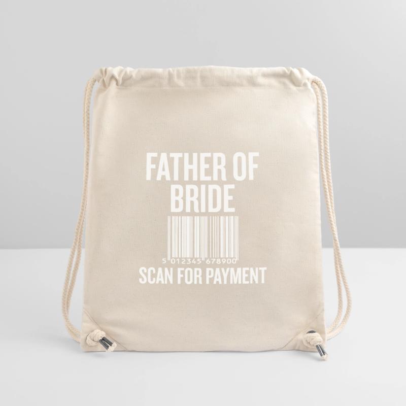 Père de la mariée Badgecode Tee Sac à cordon recyclé Stanley/Stella