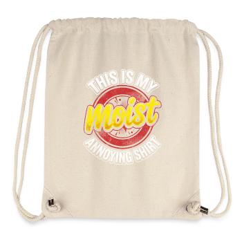 Mein Feuchtigkeits Shirt – Nervig - Stanley/Stella recycelter Gym Bag - Naturweiß - Vorne