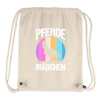 Reiten Pferdeliebhaber Reiterhof Pferde - Stanley/Stella recycelter Gym Bag - Naturweiß - Vorne