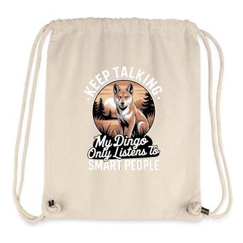  Dingo Australischer Wildhund Tierliebhaber Design - Stanley/Stella recycelter Gym Bag - Naturweiß - Vorne