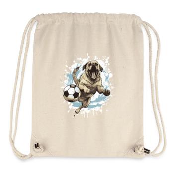Kangal Hund Fussball Team - Stanley/Stella recycelter Gym Bag - Naturweiß - Vorne