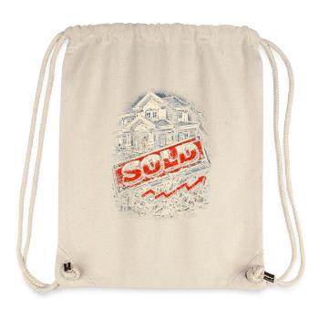 Immobilienmakler Makler - Stanley/Stella recycelter Gym Bag - Naturweiß - Vorne