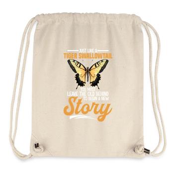  Butterfly Lover Insect Entomoloy Eastern Tiger - Stanley/Stella Recycled Gym Bag - natural - Front