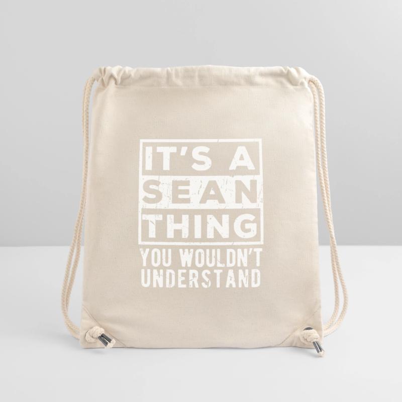 C’est une affaire de Sean que tu ne comprendrais pas Sac à cordon recyclé Stanley/Stella