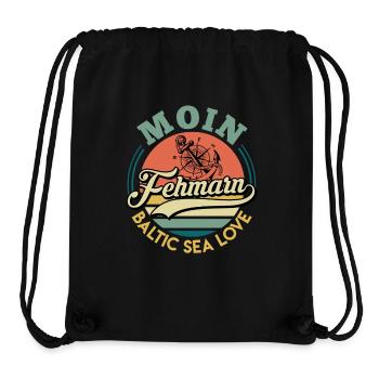 Insel Fehmarn MOIN FEHMARN OSTSEELIEBE Lustig - Stanley/Stella recycelter Gym Bag - Schwarz - Vorne