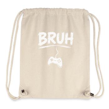 BRUH Gaming Controller Splash - Stanley/Stella recycelter Gym Bag - Naturweiß - Vorne