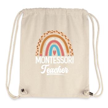  Montessori Teacher Supporter of Independence - Stanley/Stella Recycled Gym Bag - natural - Front