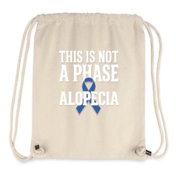 Alopecia Awareness Alopecia Areata Hair Loss - Stanley/Stella Recycled Gym Bag - natural - Front