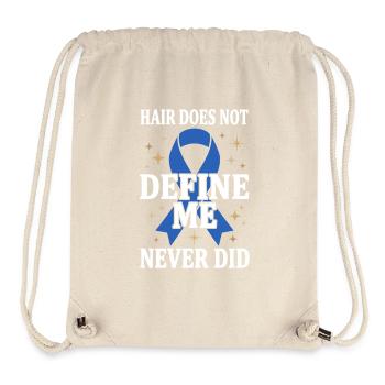 Alopezie-bewusstsein Alopecia Areata Haarausfall - Stanley/Stella recycelter Gym Bag - Naturweiß - Vorne