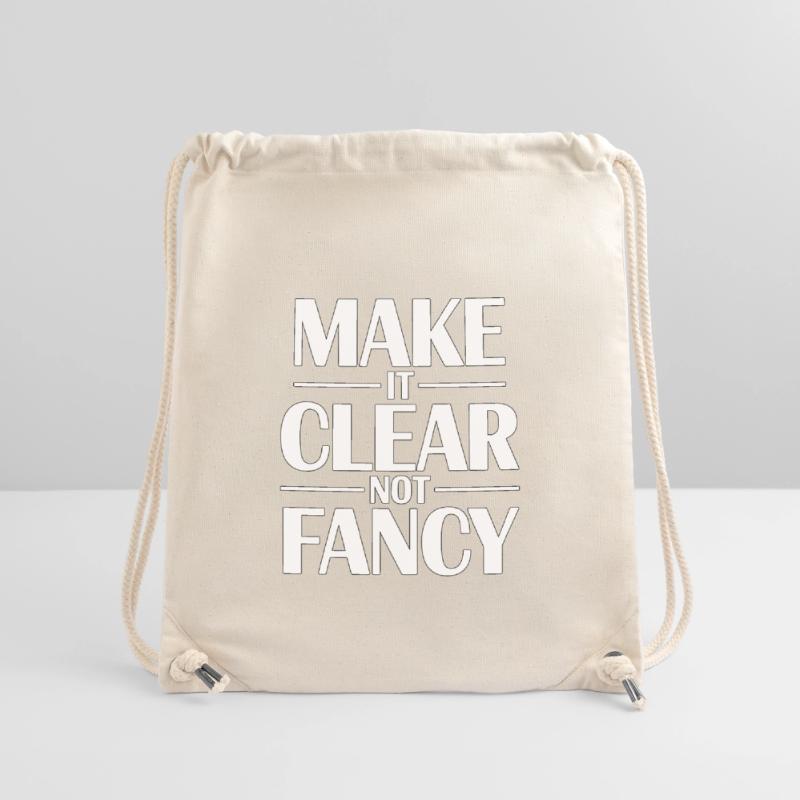 Designer Educator Make It Clear Visual Designer Stanley/Stella recycelter Gym Bag