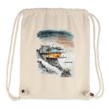 Living on Top Villa - Stanley/Stella Recycled Gym Bag - natural - Front