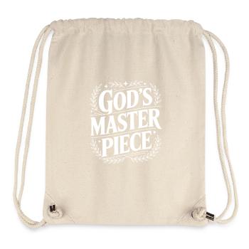 Gottes Meisterwerk - Stanley/Stella recycelter Gym Bag - Naturweiß - Vorne