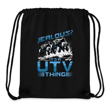UTV Off Road 4 Wheeler Side by side - Stanley/Stella recycelter Gym Bag - Schwarz - Vorne