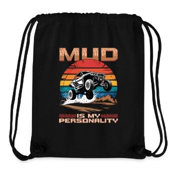 UTV Off Road 4 Wheeler Side by side - Stanley/Stella recycelter Gym Bag - Schwarz - Vorne