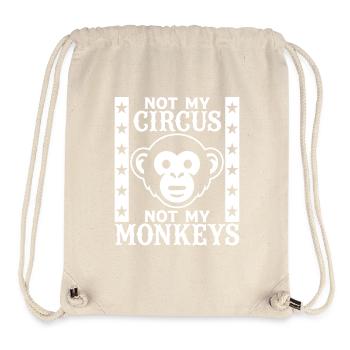 Not my Circus, Not my Monkeys - Stanley/Stella Recycled Gym Bag - natural - Front