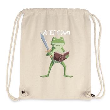 Dawn Test Frog - Stanley/Stella Recycled Gym Bag - natural - Front