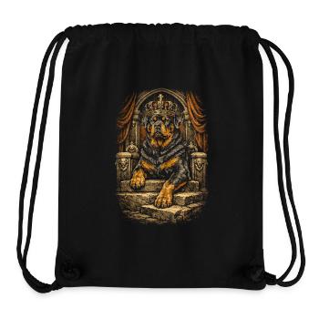 Rottweiler Hund - Stanley/Stella recycelter Gym Bag - Schwarz - Vorne
