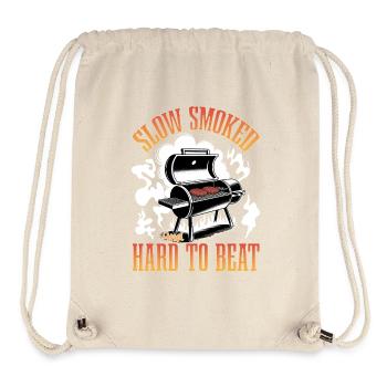 BBQ Grilling Meat Smoking Barbecue - Stanley/Stella Recycled Gym Bag - natural - Front