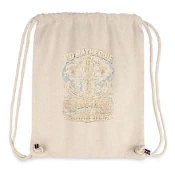 Shanty Chor Seemannslieder - Stanley/Stella recycelter Gym Bag - Naturweiß - Vorne