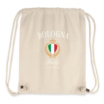 Bologna Italien Wappen Krone – Reise Souvenir - Stanley/Stella recycelter Gym Bag - Naturweiß - Vorne