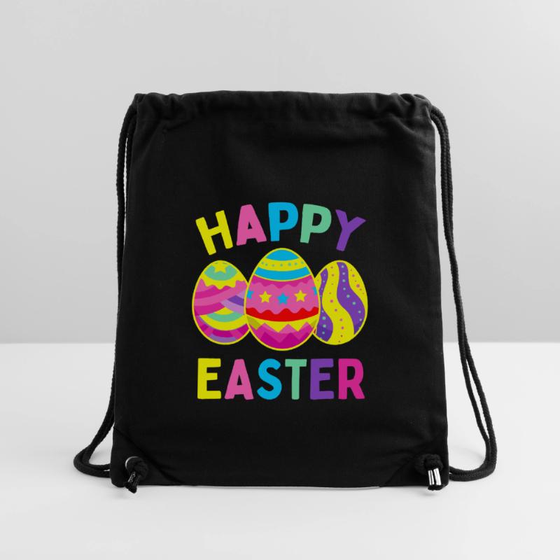 Vivid Easter Eggs Parade Stanley/Stella Recycled Gym Bag
