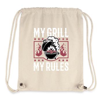 BBQ Grilling Meat Smoking Barbecue - Stanley/Stella Recycled Gym Bag - natural - Front